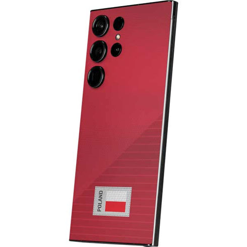 Poland Soccer Flag Galaxy S25 Ultra Skin